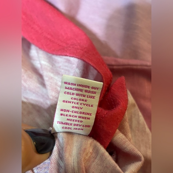 Leoma Lovegrove Colorful Seahorse Print Short Sleeve Blouse Large - Picture 11 of 11